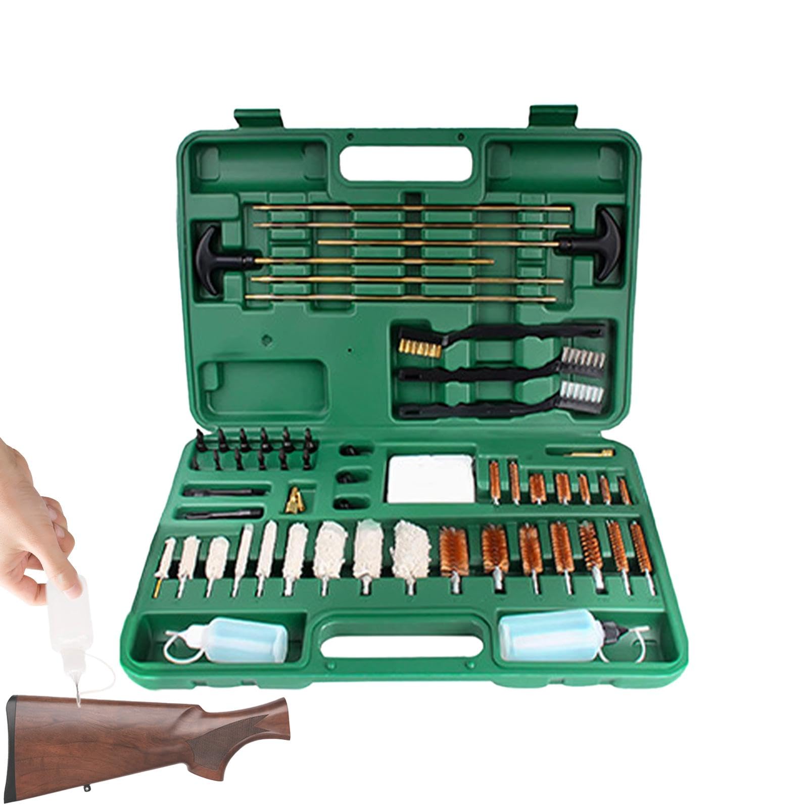 Kit De Mantenimiento De Herramientas - Kit De Mantenimiento De Herramientas Reutilizable, Kit De Herramientas De Limpieza | Juego De Cepillos Con Caja De Almacenamiento, Productos De Limpieza Para El