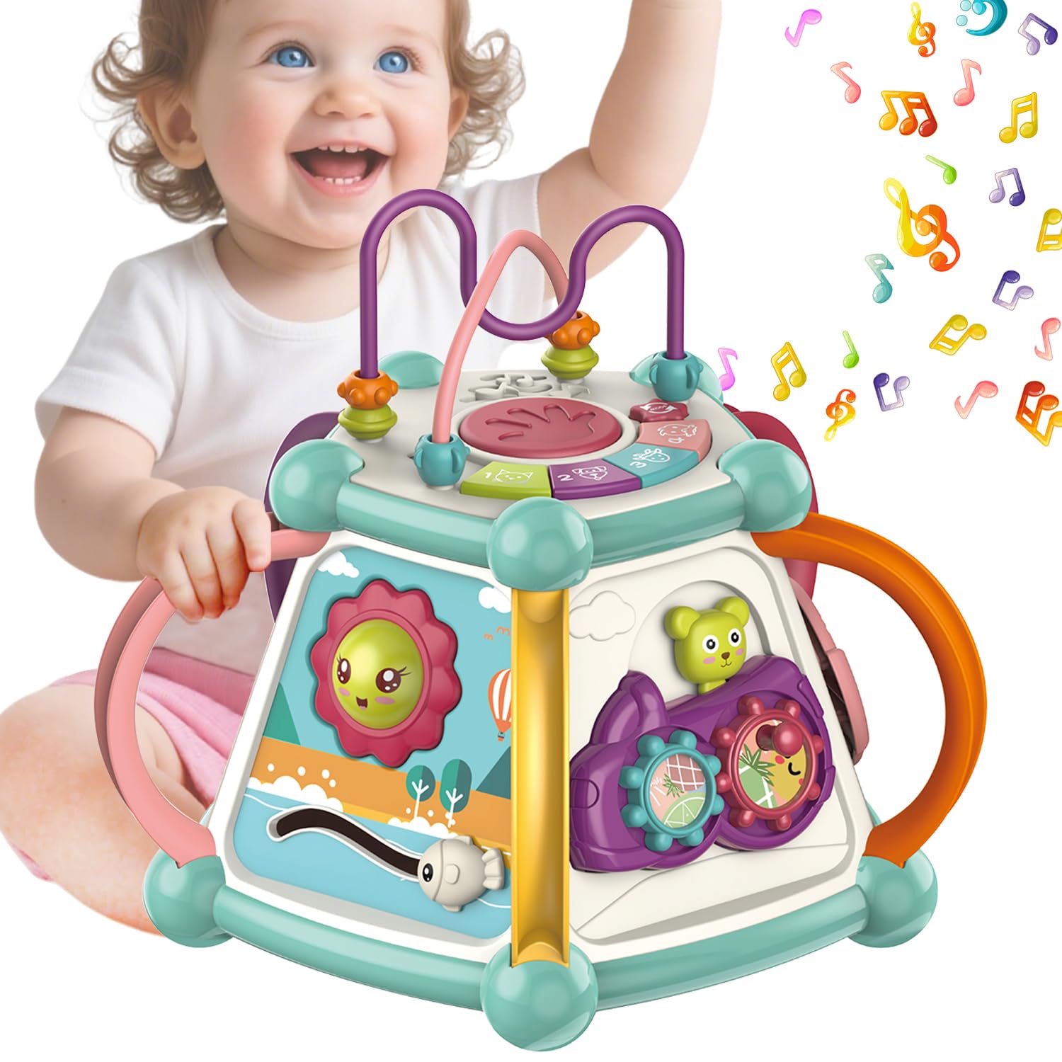 Amazon.co.jp: JUYEE 赤ちゃん おもちゃ 知育玩具 子供 7in1多機能