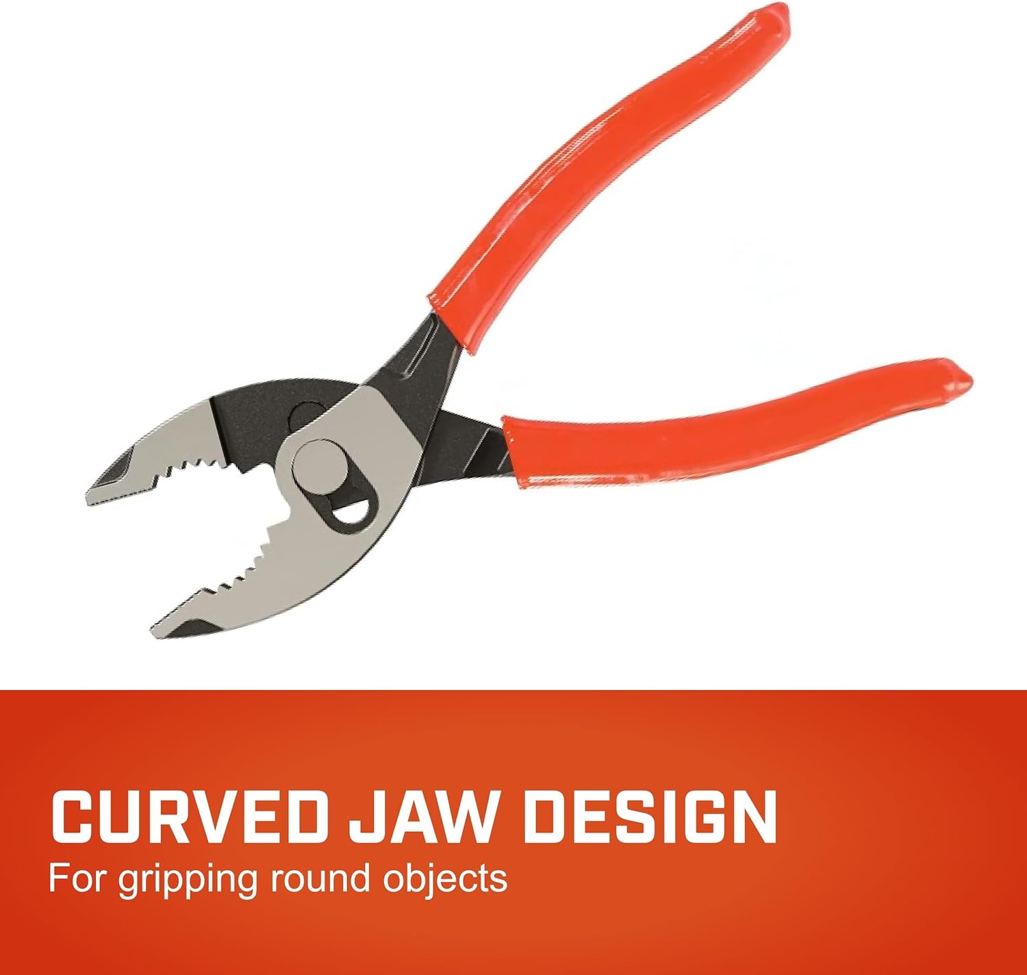 Crescent Z2 Dipped Handle Slip Joint Pliers - Plumbing, Home Improvement Hand Tool with Comfort Grip - 8" - HTZ28