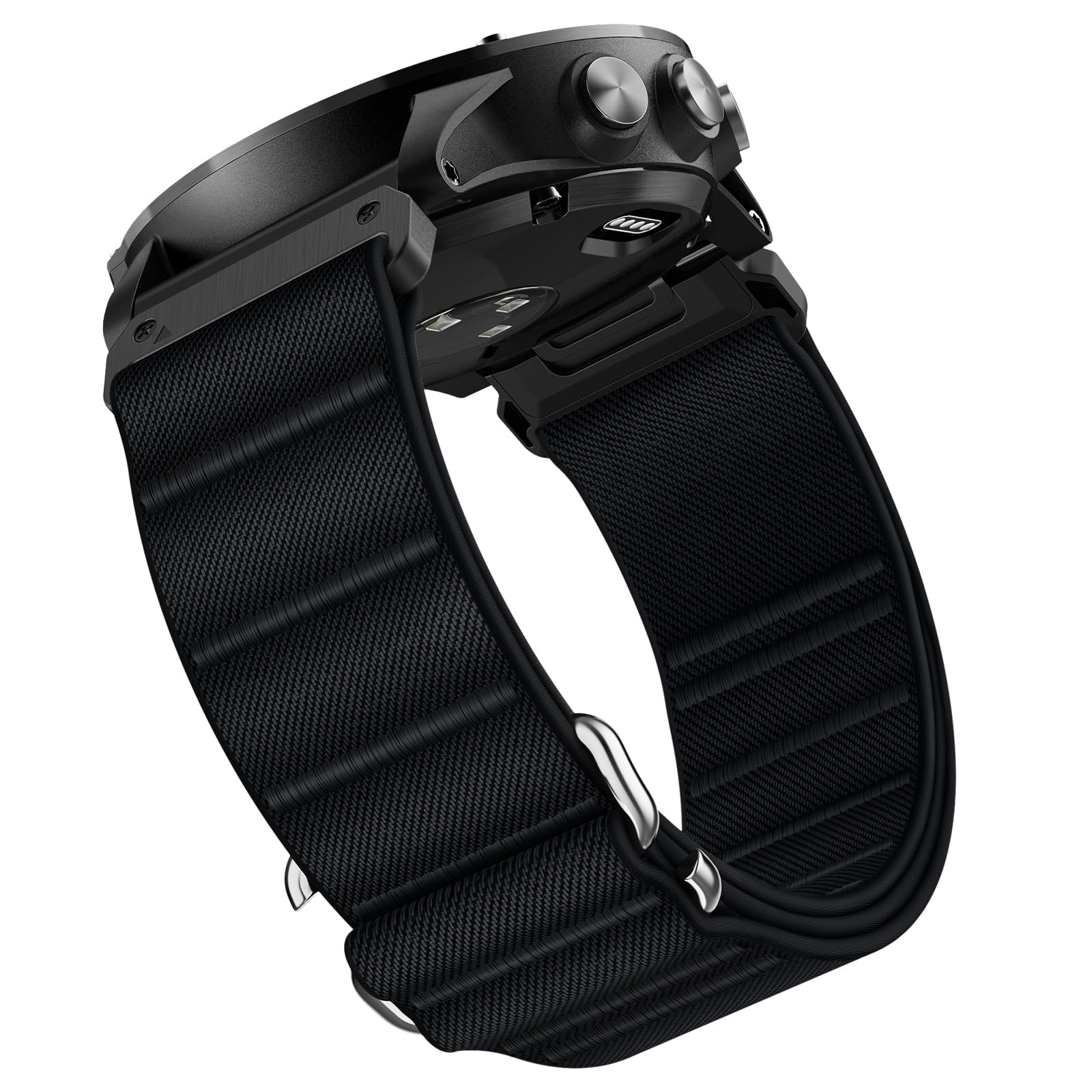 Suitisbest 22mm Quickfit Nylon Bands Compatible for Garmin Watch Band Fenix 5/Fenix 6/Fenix 7/Fenix 8 Fenix E 47mm/Fenix 5 Plus/Fenix 6 Pro/Fenix 7