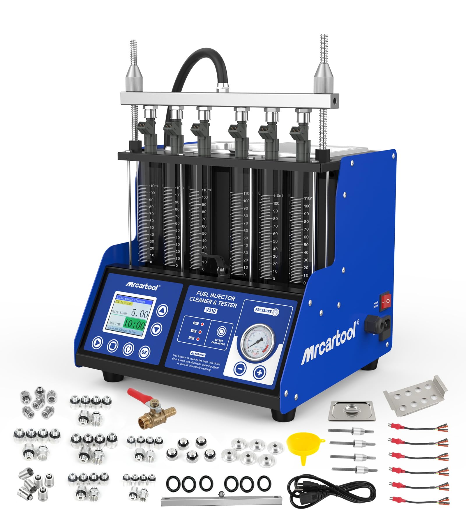 Amazon.com: MR CARTOOL V310 Fuel Injector Cleaner Tester Machine
