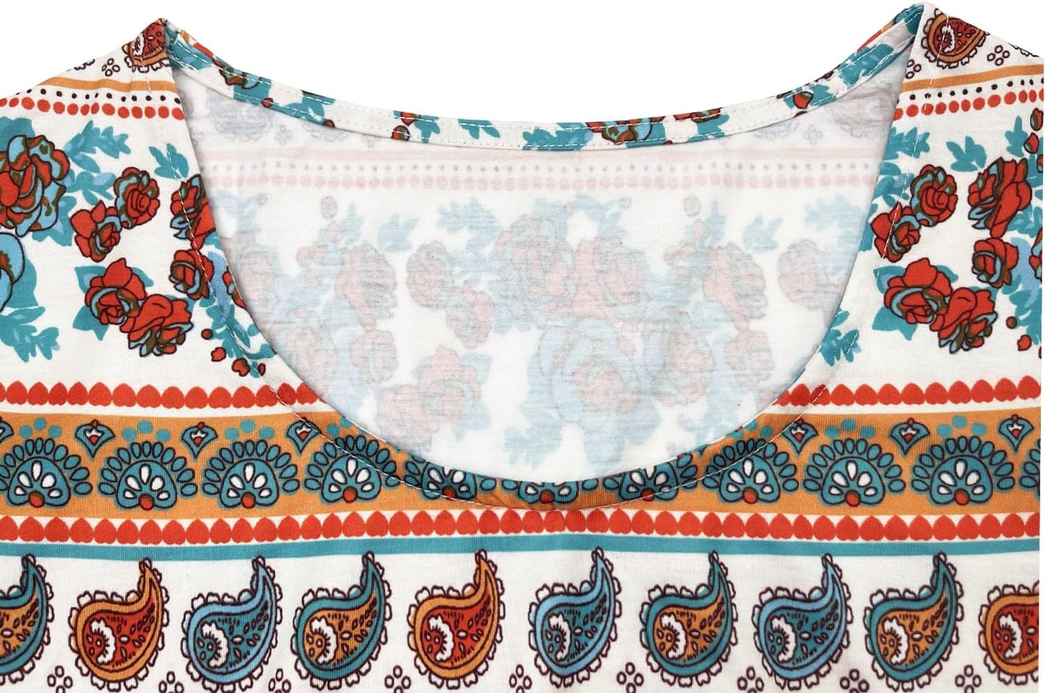 Summer Dresses for Women 2024 Casual Floral Short Sleeve A line Maxi Dress Boho Beach Vacation Sundress with Pockets - Image 3