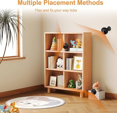 Miniatura 7 de Mini cámara inalámbrica de seguridad para niñera pequeña con visión nocturna y detección de movimiento, control de aplicación de teléfono,