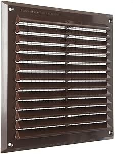 Griglia Di Ventilazione Rettangolare In Plastica - 175x146mm, Sovrapposizione, Con Rete Antinsetti, Confezione Da 4 - Foto 2