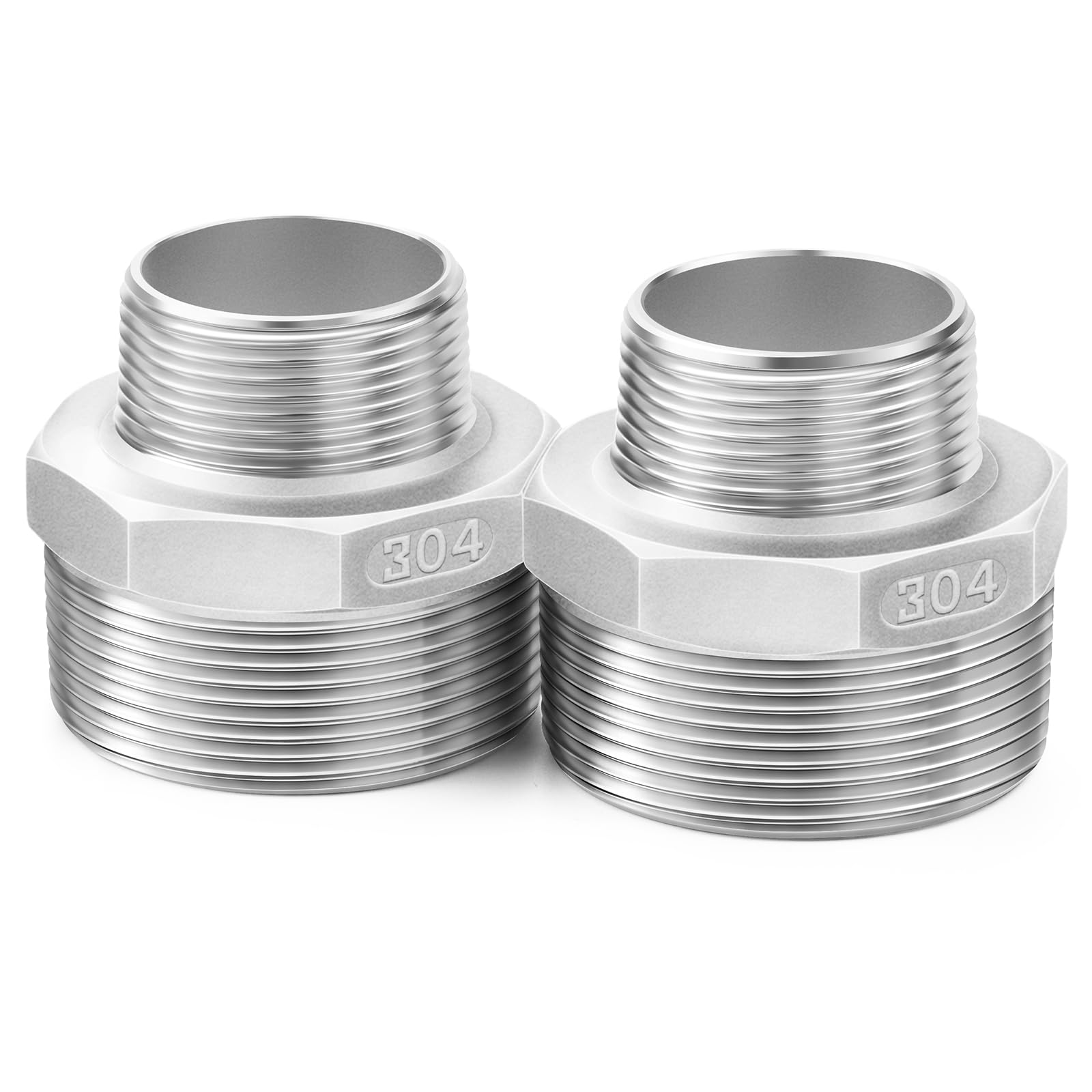 Raccord de tuyau anti fuite ChillWaves réducteur de pression mâle NPT 2 vers 1.5 pouces