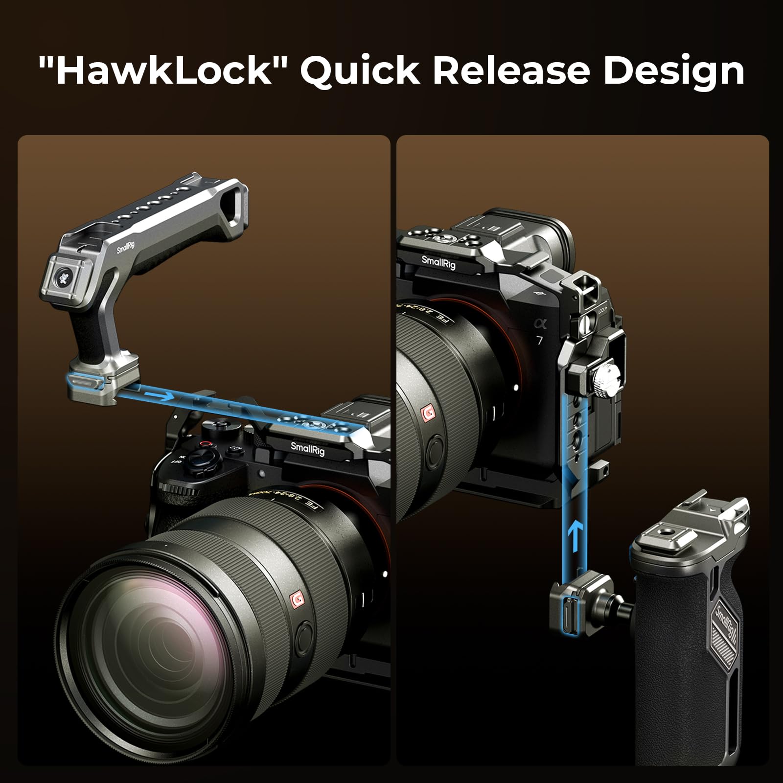 Amazon | SmallRig「HawkLock」Sony Alpha 7 V / 7R V / 7 IV用ケージ