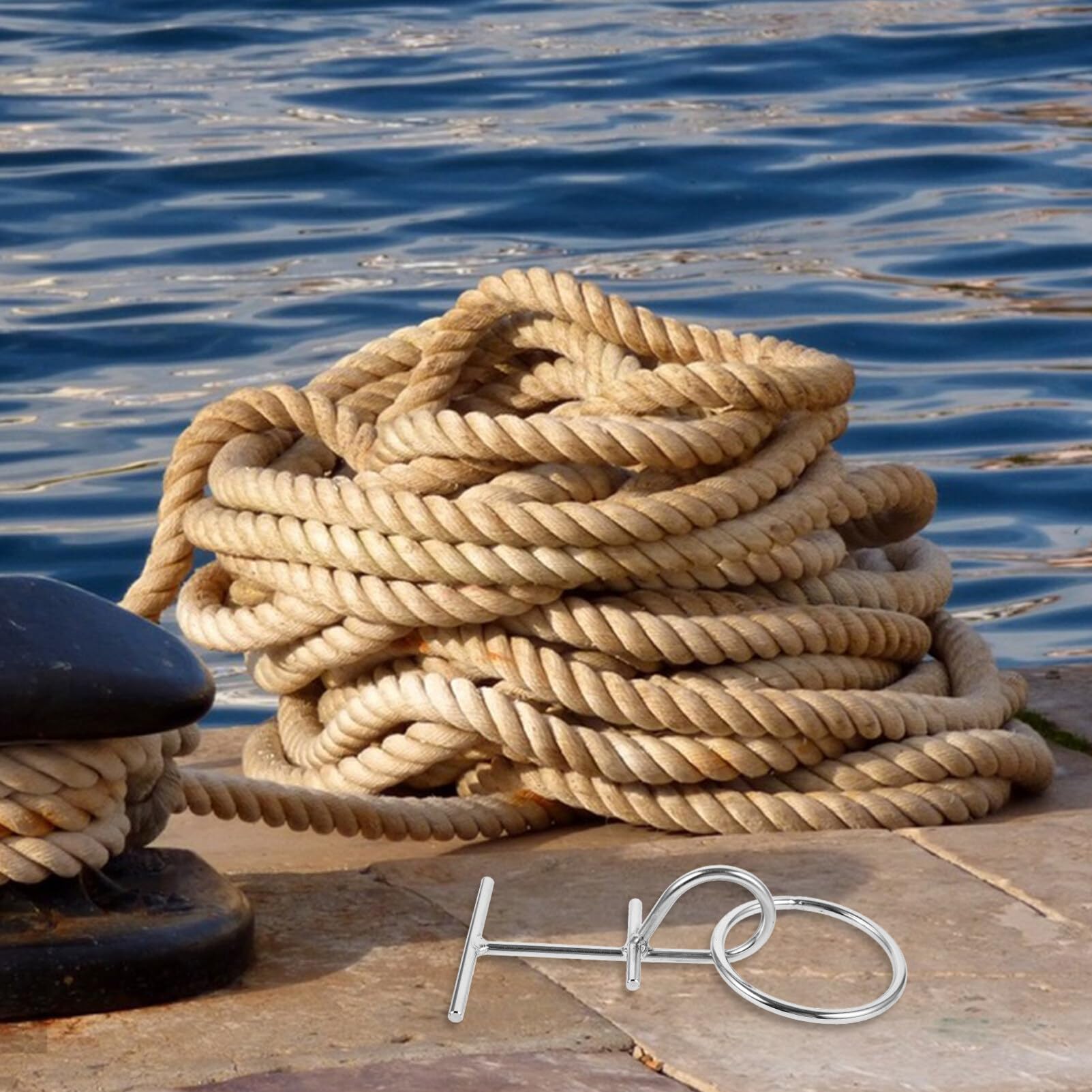 POPETPOP Portable Dock Cleat Dock Cleat for Easy Mooring User-Friendly Design for Safe Boating for Securing Boats for Quick Use
