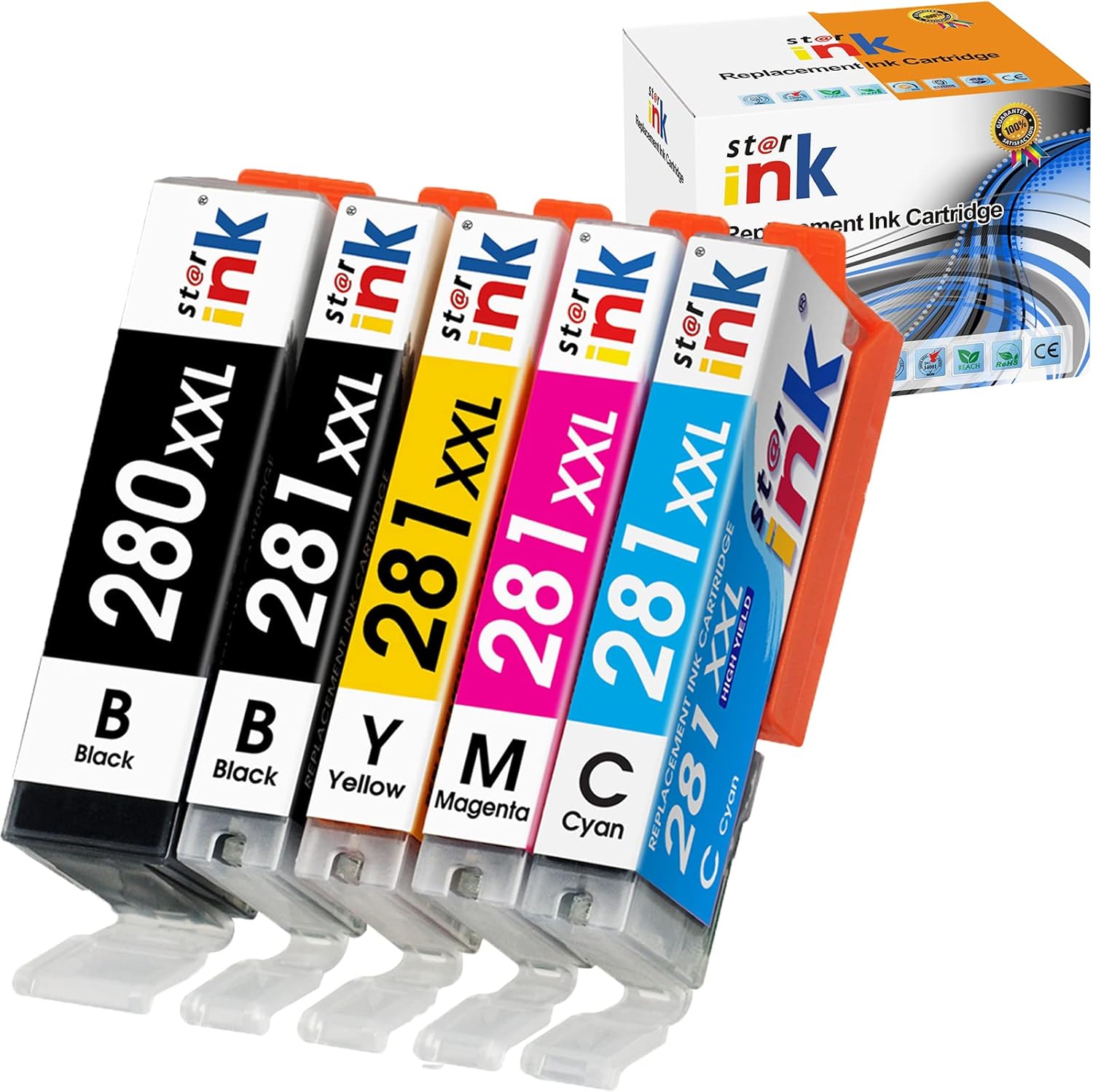 Cartuccia Nera Per TR7520 TR8520 Cartuccia Di Inchiostro PGI-280 XXL Per Stampanti Canon Pixma &ndash; Compatibile Con TR7520, TR8520, TS6120, TS6220 E Altri Cartuccia Nera Stampante