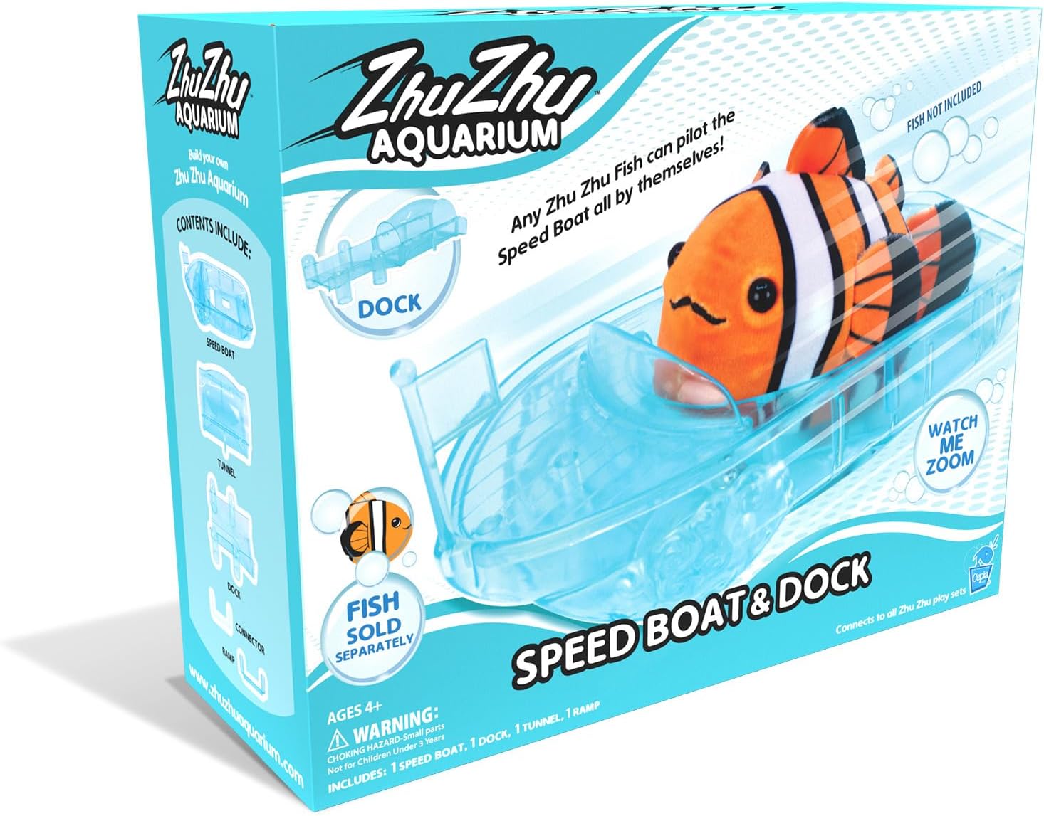 Zhu Zhu Pets Aquarium Speedboat And Dock