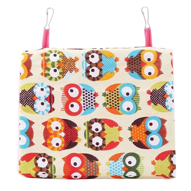 Foto 2 de 8 de Garosa Hamaca para Pájaros Suave Cueva Triangular Loro Snuggle Hut Carpa Cama Casa Colgante Jaula de Juguete…