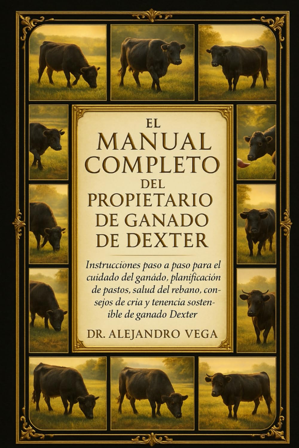 EL MANUAL COMPLETO DEL PROPIETARIO DE GANADO DE DEXTER: Instrucciones paso a paso para el cuidado del ganado, planificación de pastos, salud del ... cría y tenencia sostenible de ganado Dexter.