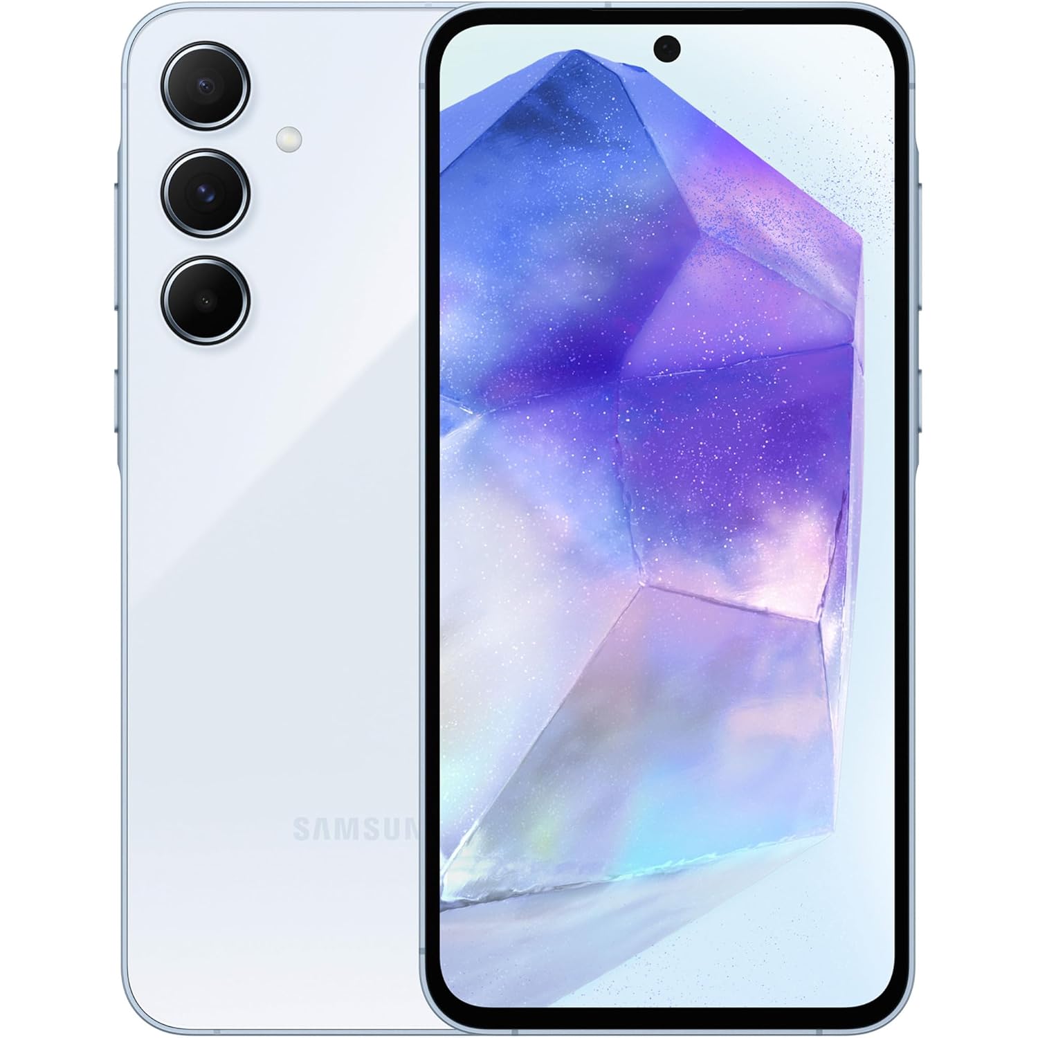 Samsung Galaxy A55 128GB 5G SIM Free Smartphone - Awesome Iceblue