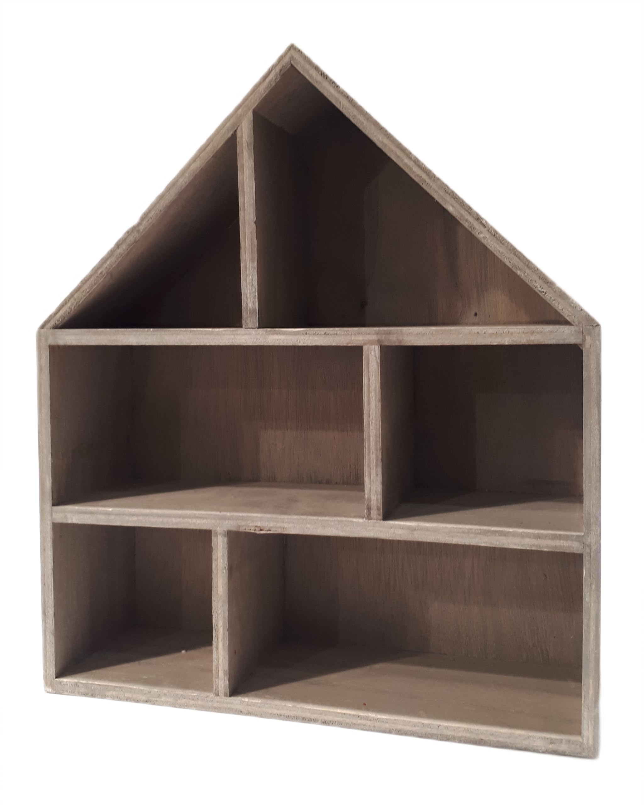 Bacheca in legno scuro 23x27x8 cm