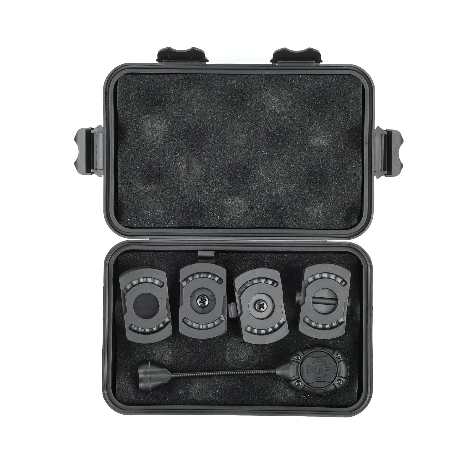 Taktische Helmlampe, IR & rote LED-Aufgabenlampe, 4 Halterungszubehör | Überlebens-Signalleuchte für Fast Mich Helm MOLLE-System, 20 mm Picatinny-Schiene für Outdoor-Sportarten