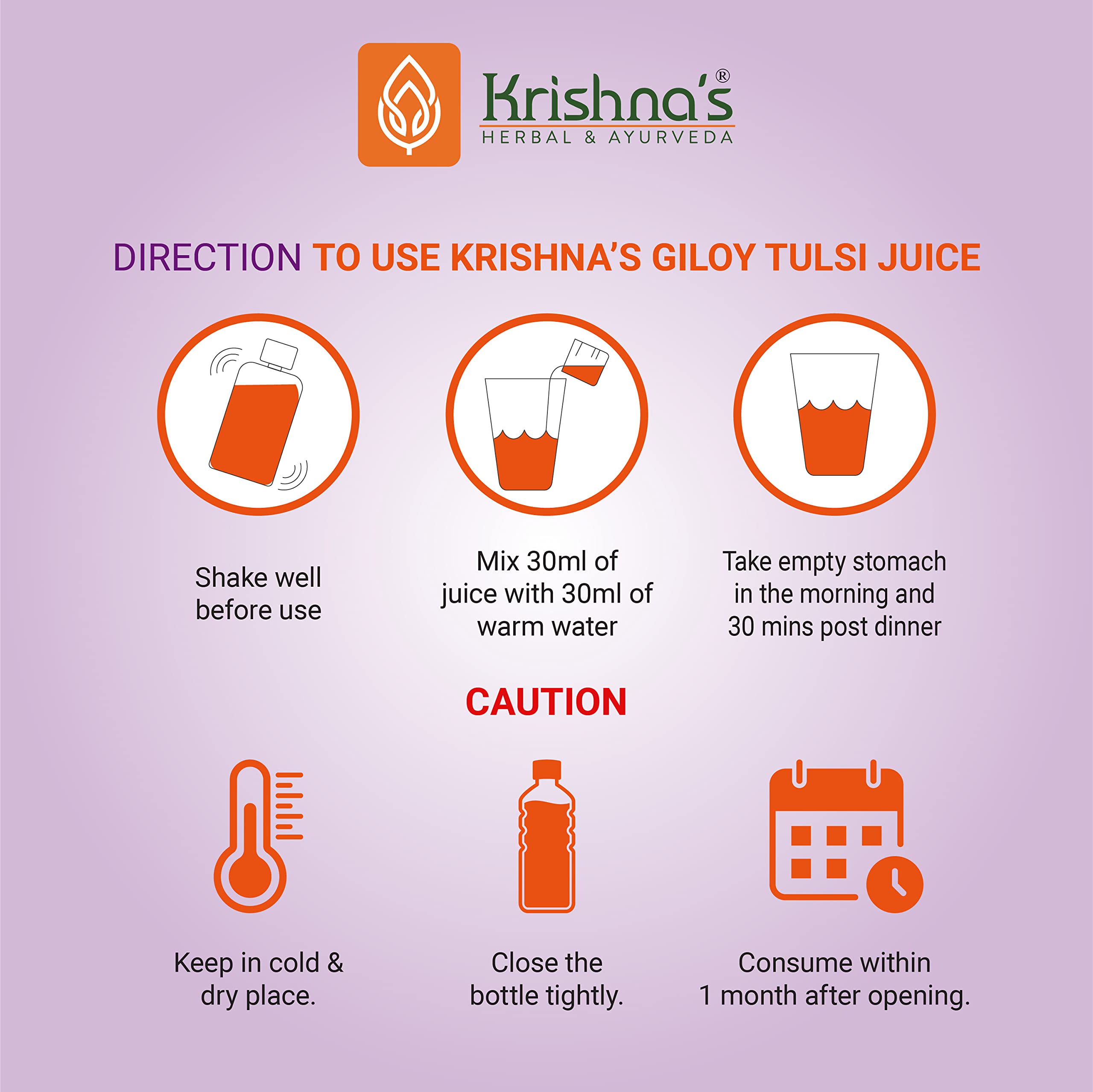 Krishna's Giloy Tulsi || Geloy Plant Pure and Natural Guduchi Immunity Booster Juice - 1 Litre (Pack of 2) 3