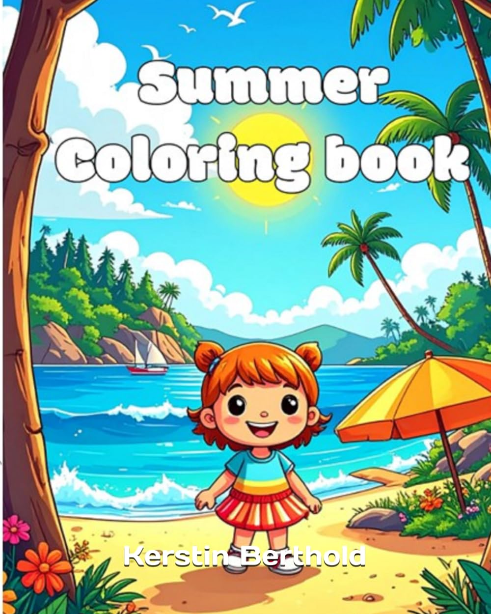 Summer coloring book for Kids (seasons)