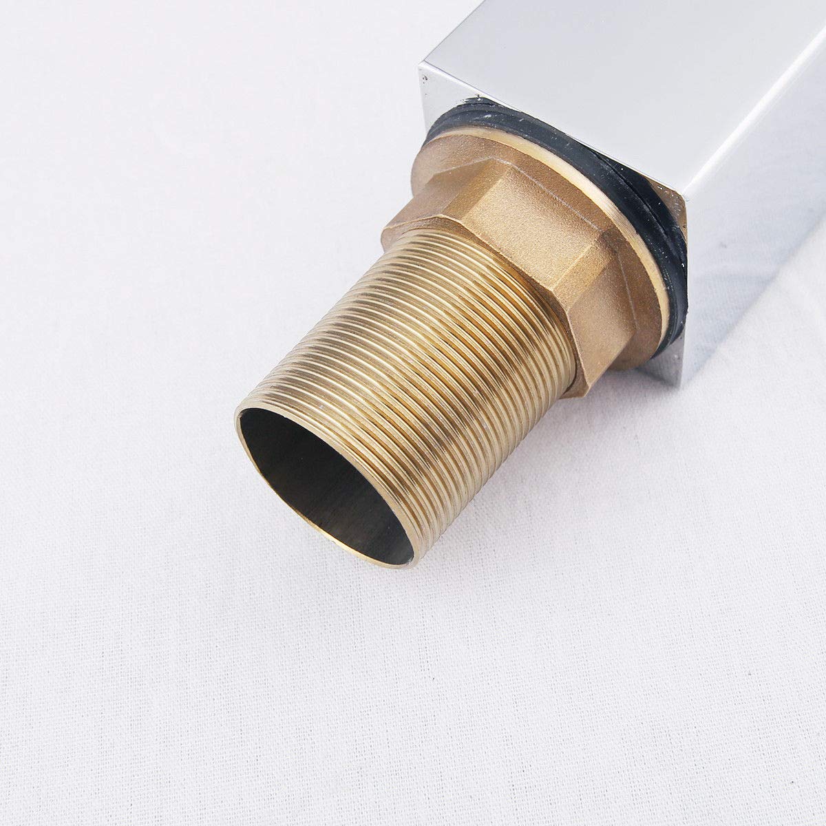 Alto Cascata Contatore Top Bacino Miscelatore Cromato Bagno Lavello Rubinetto Singola Maniglia Singola Foro