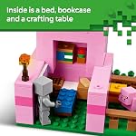 LEGO Minecraft la maison du bébé cochon figurines et ensemble de jeu - Jouet de construction Minecraft pour enfants, garçons et filles, 7 ans et plus - avec 2 figurines pour jeu de rôle - Idée cadeau pour anniversaires - 21268