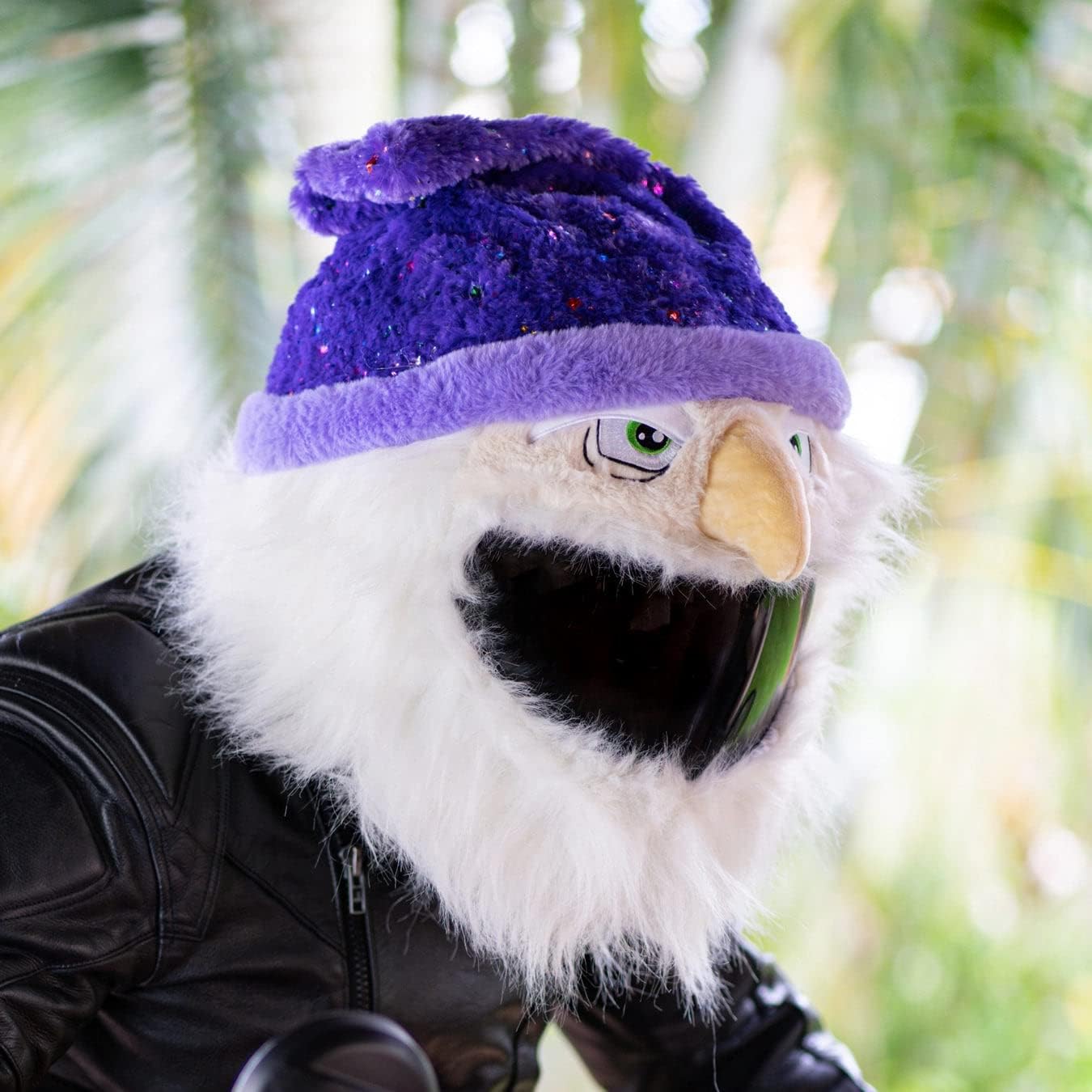 MotoLoot Helmet Cover for Motorcycle Helmet, Fun Rides and Gifts (Cover Only. Helmet Not Included) - Wizard