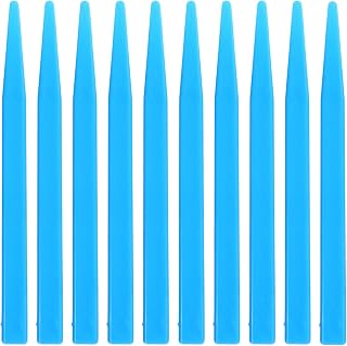 Baluue 10pcs Dental Spatula Straight Plastic Mixing Spatula Alginate Spatula Plaster Tool