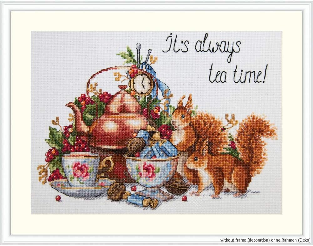 MerejkaCounted Cross Stitch Kit, Cotton, Multicoloured, 26x21 cm