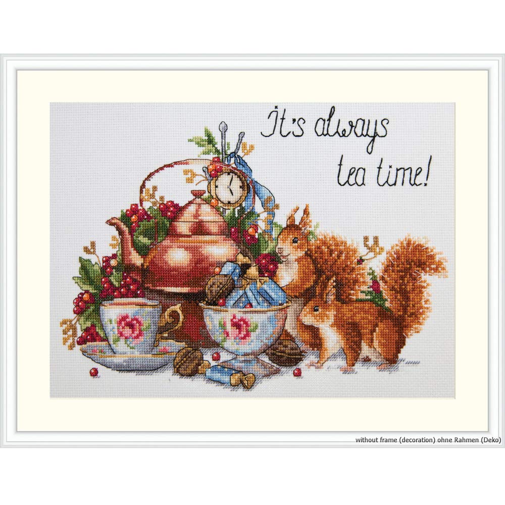 MerejkaCounted Cross Stitch Kit, Cotton, Multicoloured, 26x21 cm