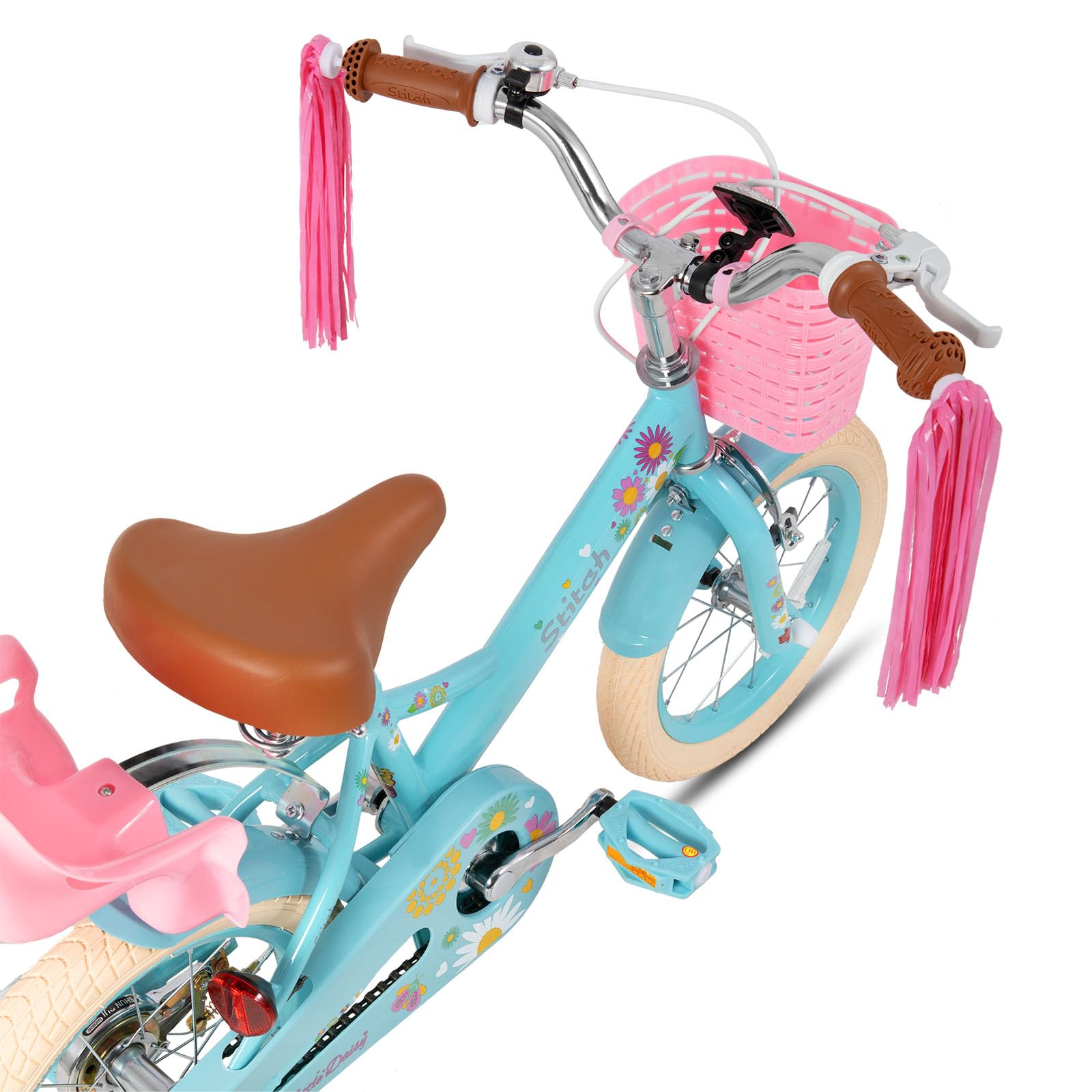 Stitch キッズバイク 妖精デザイン/ kid’s bicycle STITCH Little Daisy Girls Bike 3-5 Years 14 Inch with Stabilizer