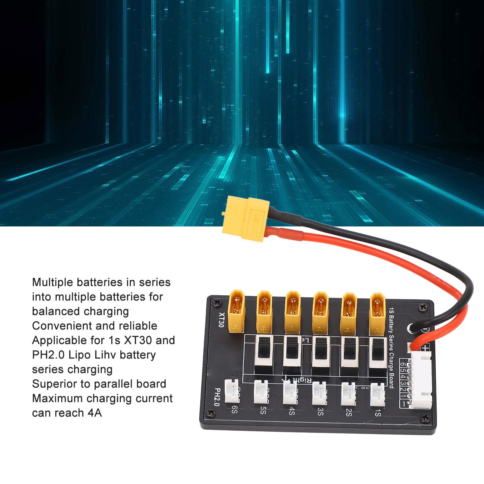 Scheda di ricarica seriale per batteria al litio Lipo 1S Blade