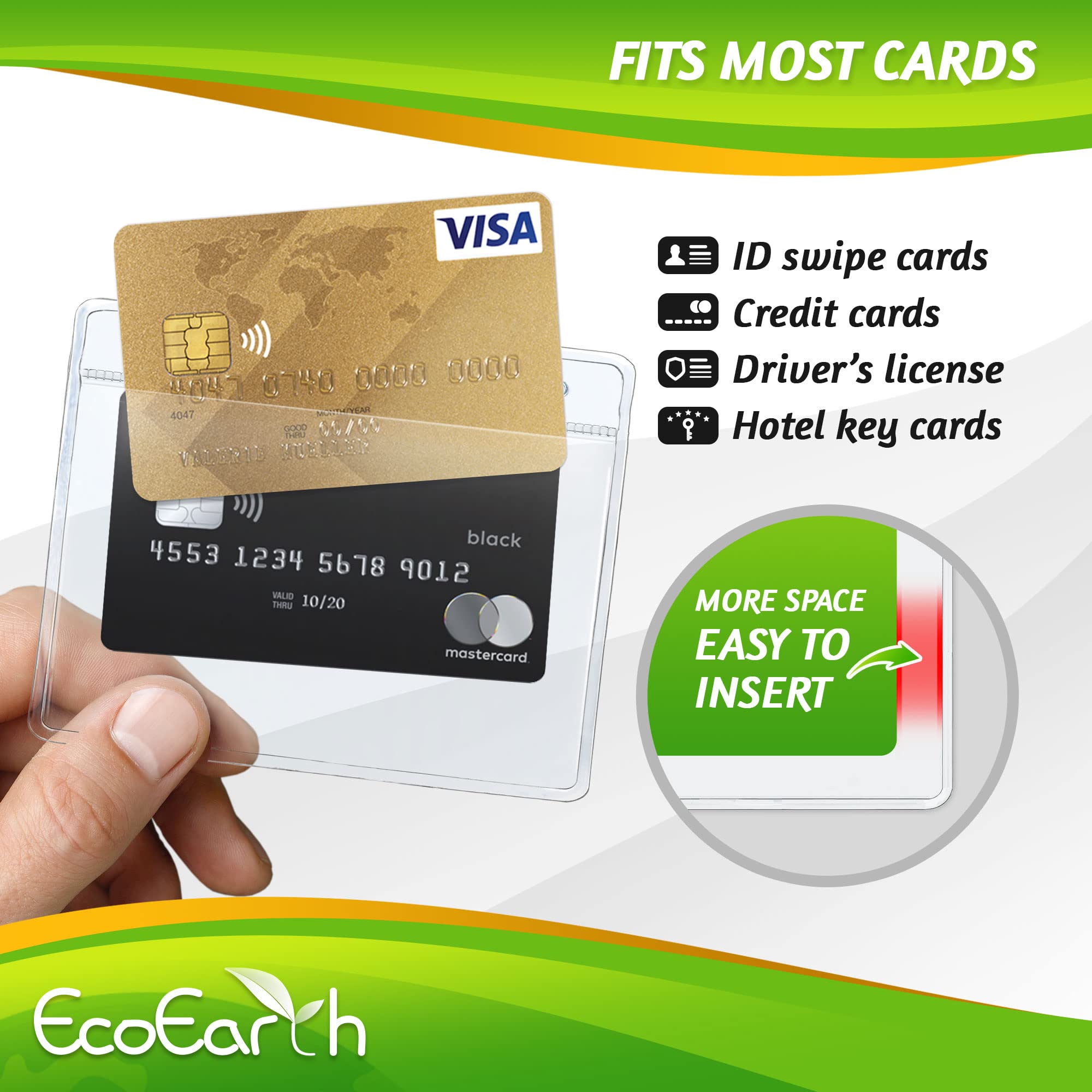 Snapklik.com : EcoEarth Horizontal Card Protector