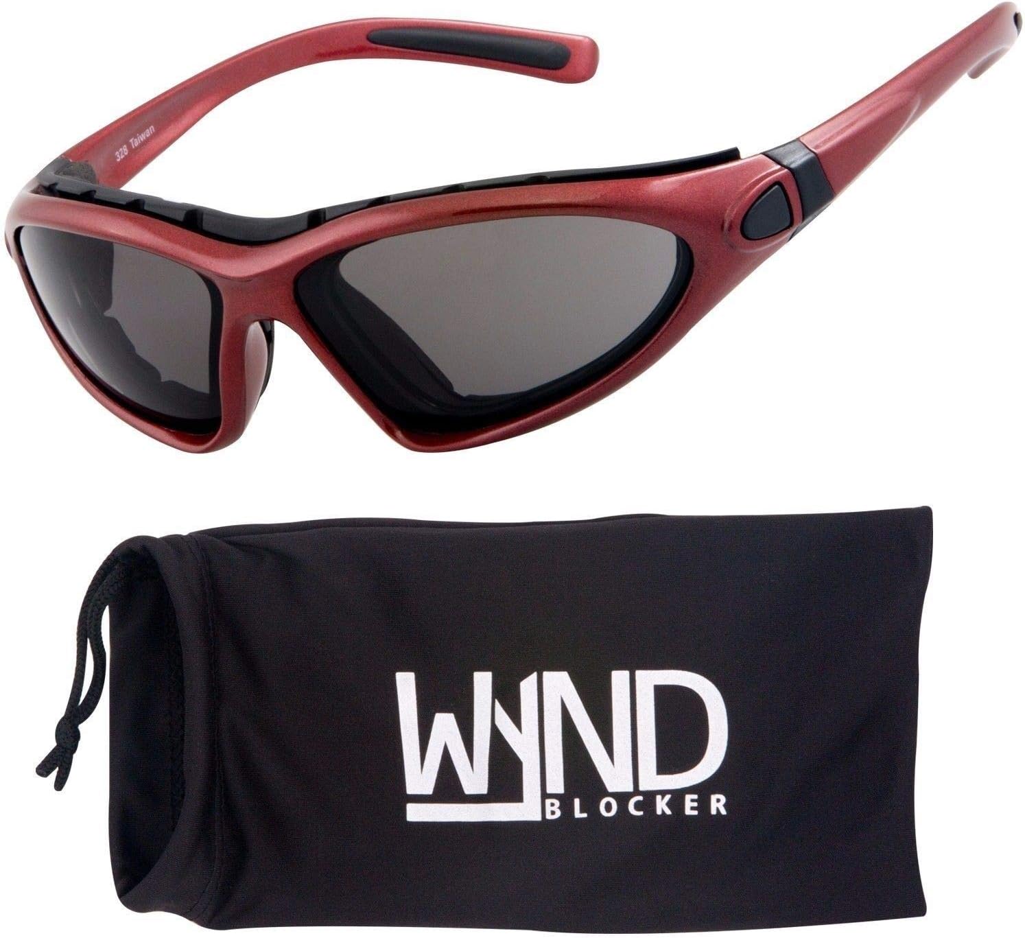 WYND Blocker Vert Motorcycle & Outdoor Sports Wrap Around Sunglasses