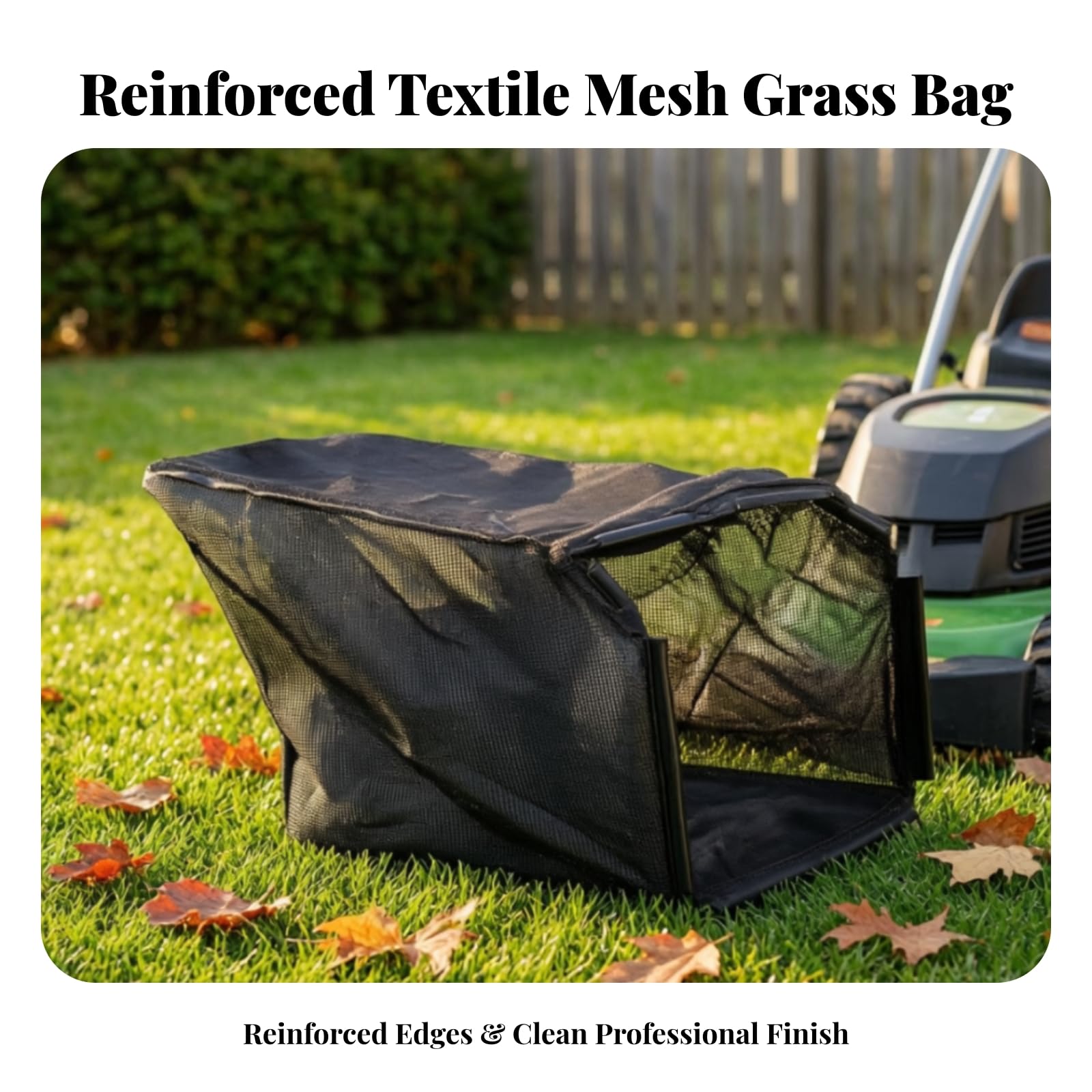 Bolsa Colectora Césped Ergonómica | Gran Capacidad, Práctica, Accesorio, para Jardín