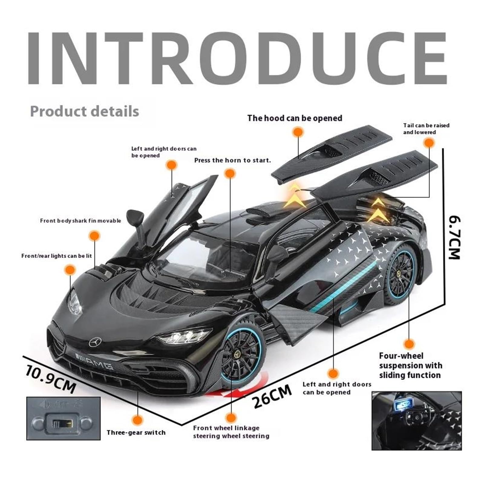 Amazon.co.jp: ダイキャストカー 1:18スケール に適合 メルセデス