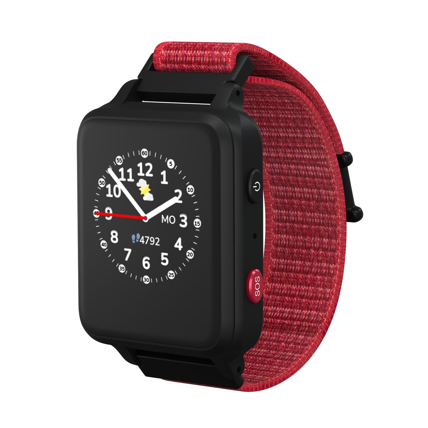 ANIO Anio5s 2023 Montre pour Enfant avec Fonction Appel, Montre de téléphone, Tracker, Messages, Mode Scolaire, Fonction SOS et détection