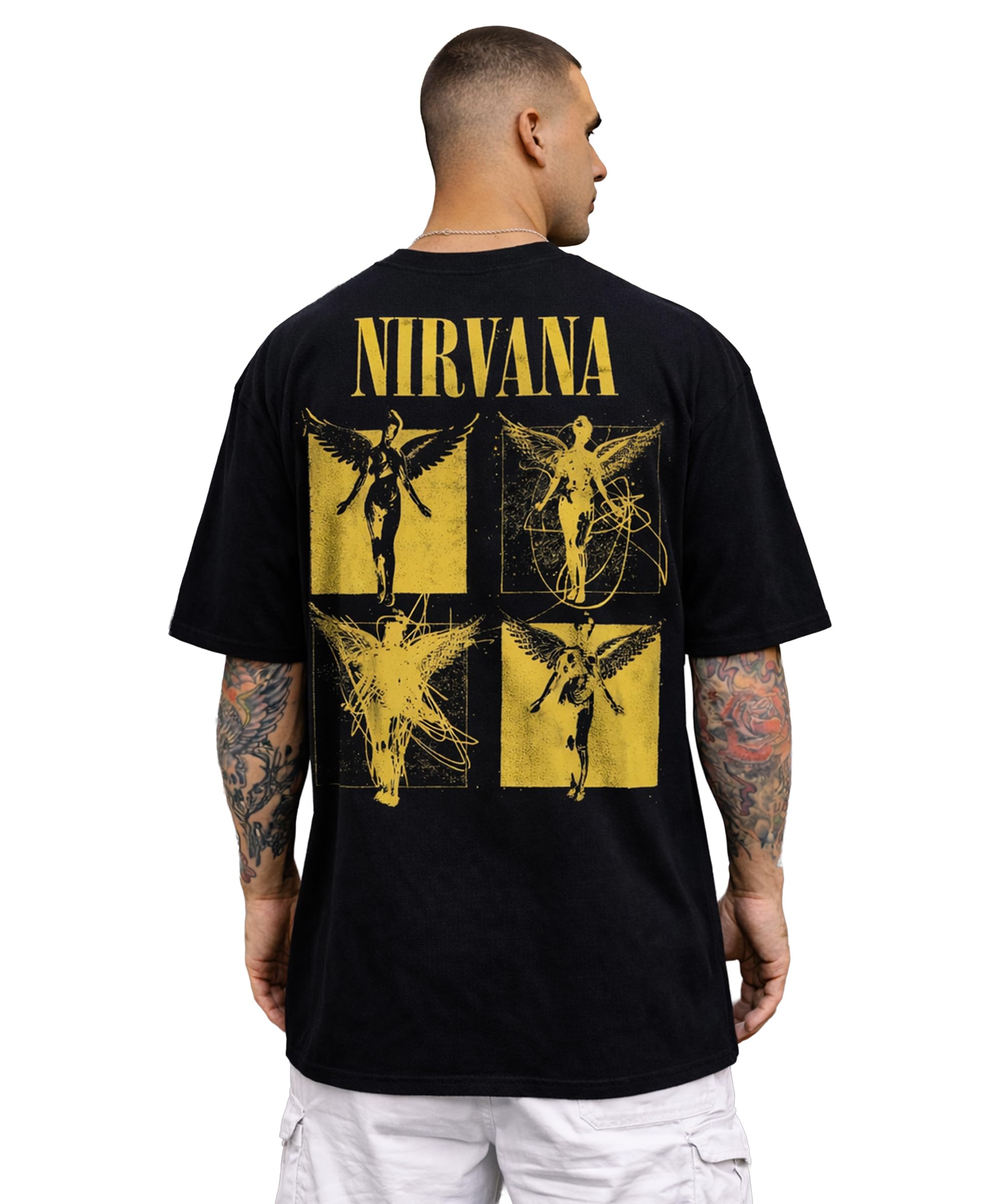 Men's Cotton Graphic Print Oversized Fit Half Sleeve Round Neck T-Shirt-image-34