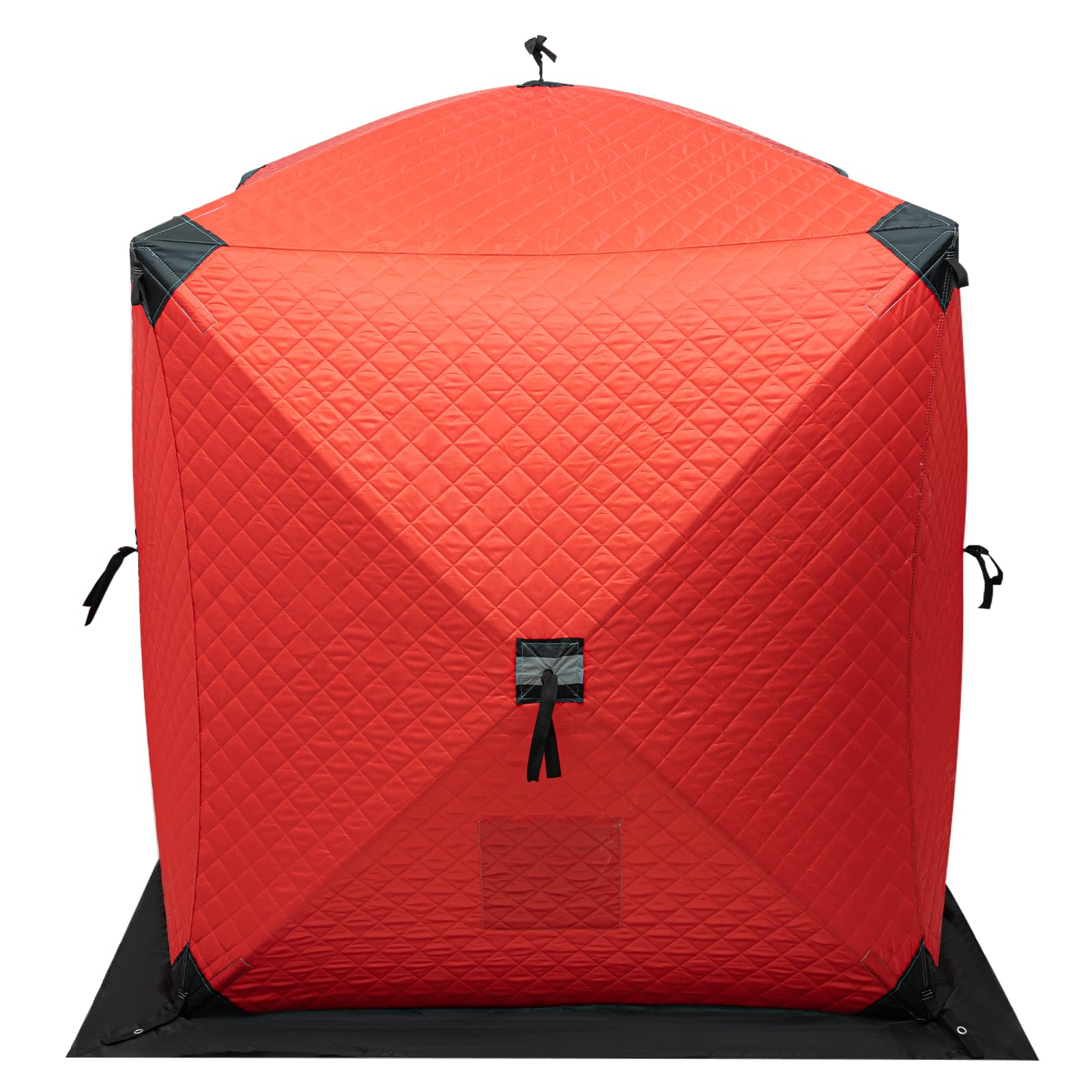 Tragbarer Angelzelt, Winddicht Outdoor-Eisangelzelt Wasserdicht Thermisches Zelt Schneesicher Arbeitszelt Kapazität 1-2 Personen Unterstand für Camping 145x145x165 cm