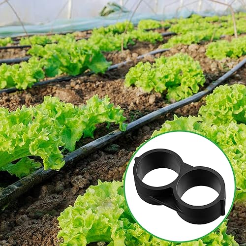 Miniatura 5 de Paquete de 21 tapones universales para riego por goteo, cierre de extremo de figura 8 para tubo de goteo de 12 pulgada