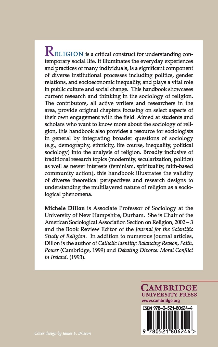 Handbook of the Sociology of Religion Hardback