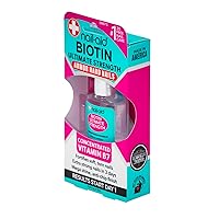 Vista 2 de Nail-Aid Biotin Ultimate Strength - Nail Treatment & Strengthener - Clear, 0.55 Fl Oz (08873)