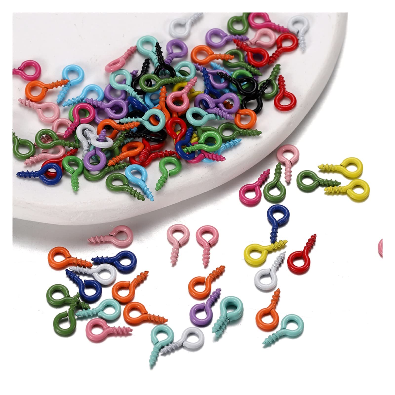 1400 Épingles à œil Ouvert En Métal – 7 Couleurs, 3 Tailles (1.6cm, 2cm, 3cm), Parfaites Pour La Création De Bijoux DIY