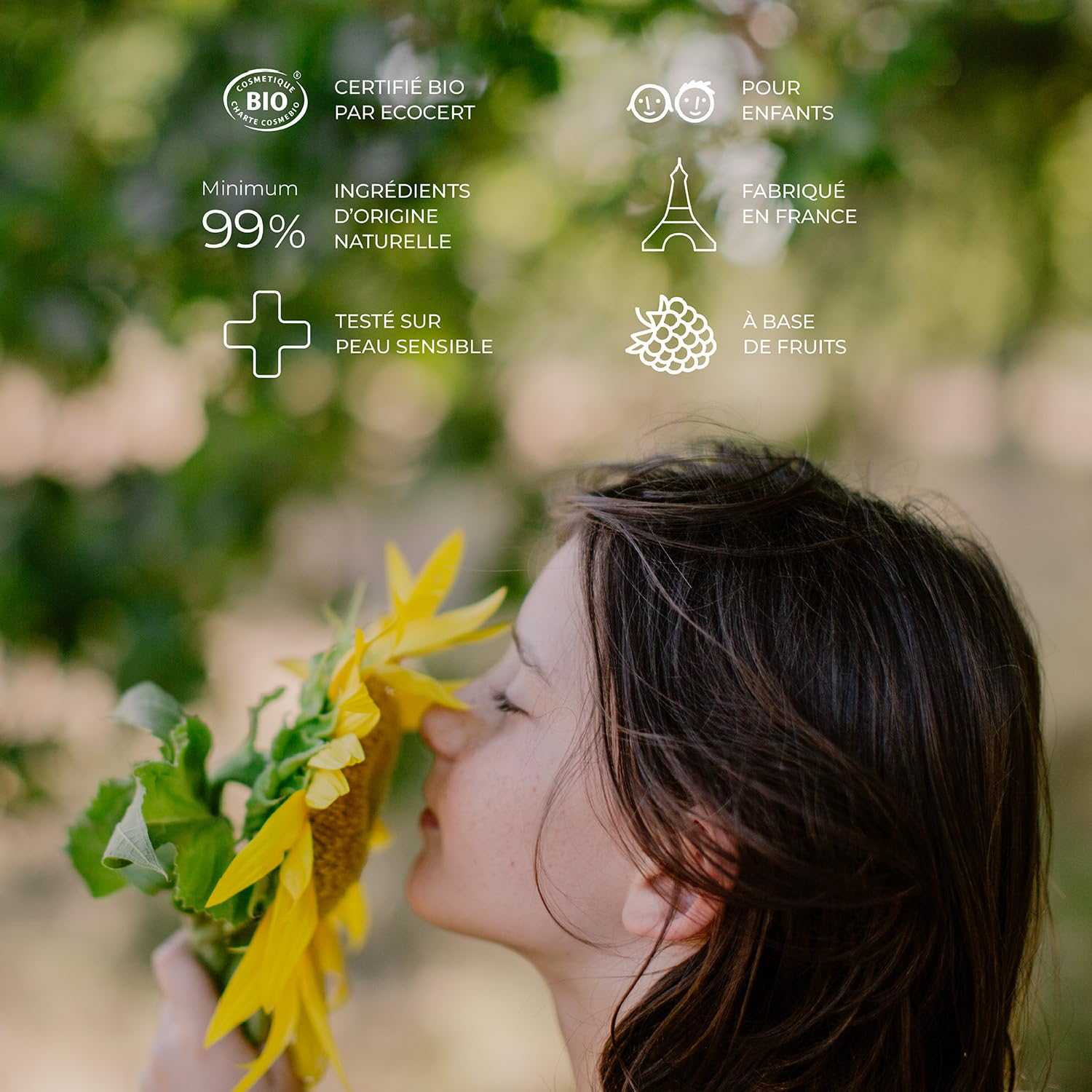 TOOFRUIT- So Solar - My Solar Mleko SPF50 - Organiczne mleko słoneczne dla dzieci, morela i aloes - wysoka ochrona przeciwsłoneczna - UVA/UVB - PA+++, wodoodporne, certyfikat organiczny, 30 ml