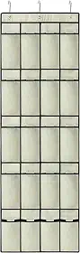 Ordene - Organizador de Sapatos para Porta com 20 Divisórias, Cor Bege, Linha My Closet