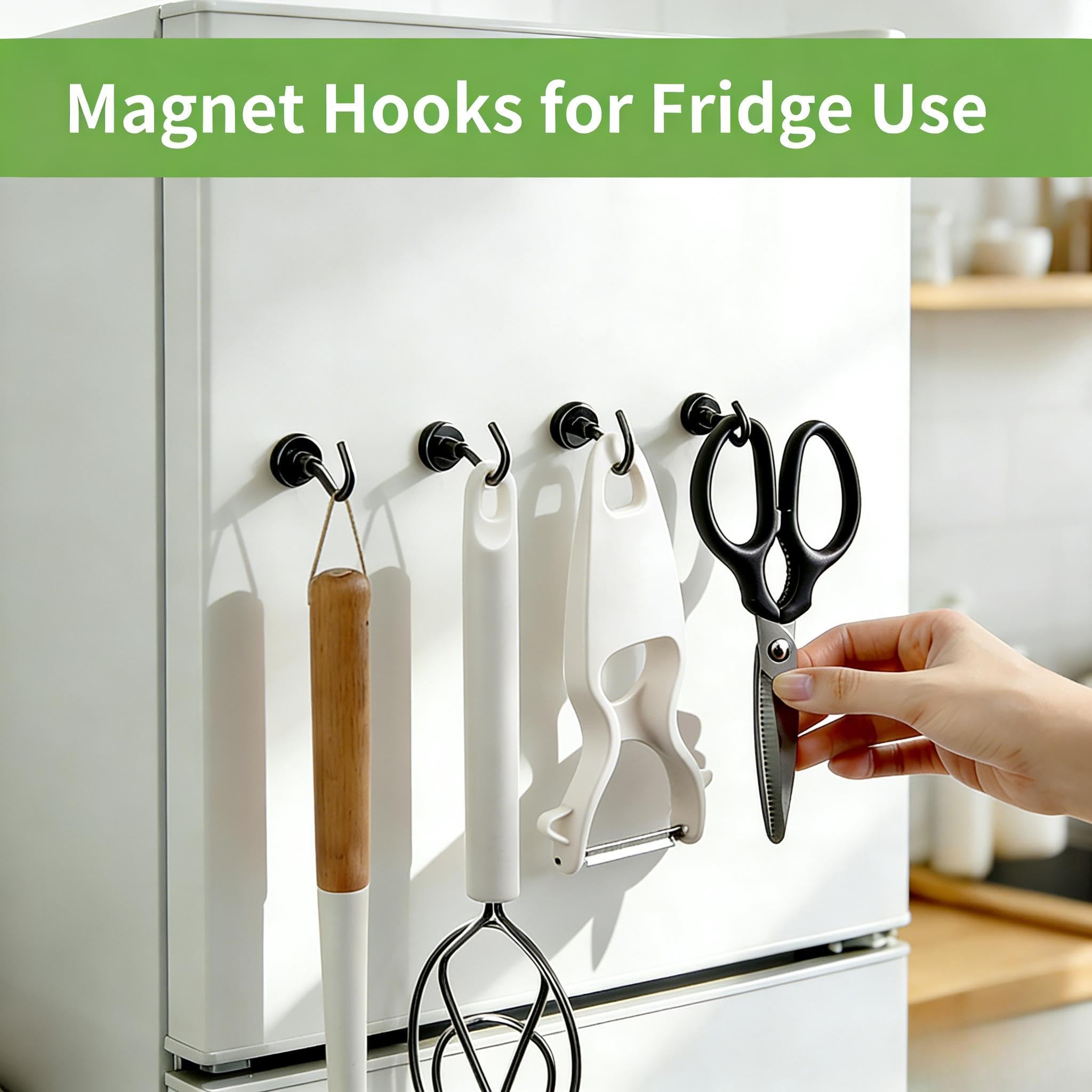 Heavy Duty Magnetic Hooks - 20 Pack -4 Heavy Duty Magnetic Hooks - 20 Pack -4