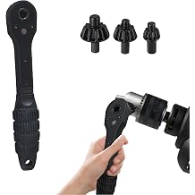 2 Pack 2-in-1 Ratchet Drill Chuck Key Wrench, Drill Chuck Ratchet Spanner, Double Head Replacement Tool, Compatible with Most Electric Drills and Power Tools