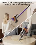 Lefant V1 Aspirador Sin Cable 40 KPa, Potente, Filtración de 5 Capas, Pantalla LED Táctil, 3 Velocidades, Cepillo con LED, Tubo Telescópico, Ideal para Toda la Casa 33 - 5