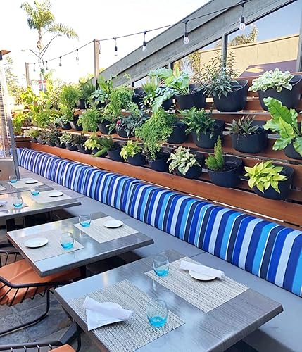 Miniatura 8 de WallyGrow Maceta ecológica para pared, crea una pared para plantas con macetas colgantes para uso en interiores o exteriores (blanco, 9)