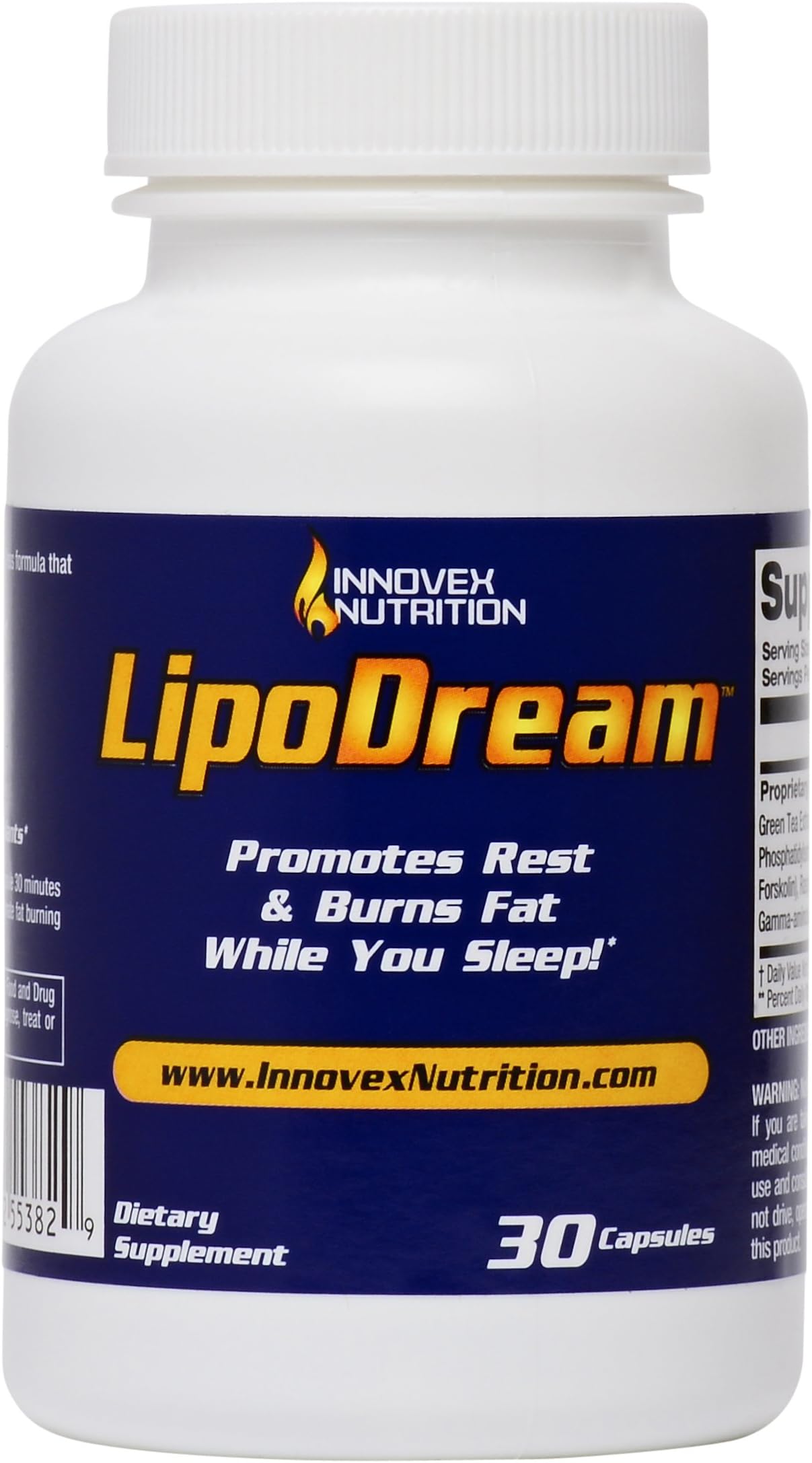 LipoDream - Most advanced, stimulant free, weight loss supplement available! LipoDream is specially formulated with powerful, clinically-proven fat burning ingredients which provide thermogenic calorie burning while promoting a restful night sleep.