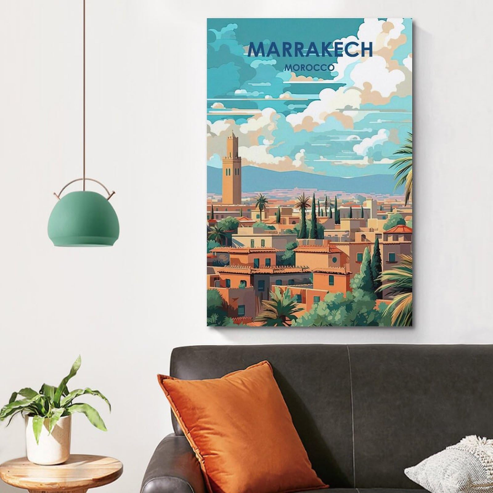 Poster Vintage Mars Express Sur Toile - Décoration Murale 30x45 Cm, Style Sans Cadre, Pour Salon Ou Chambre