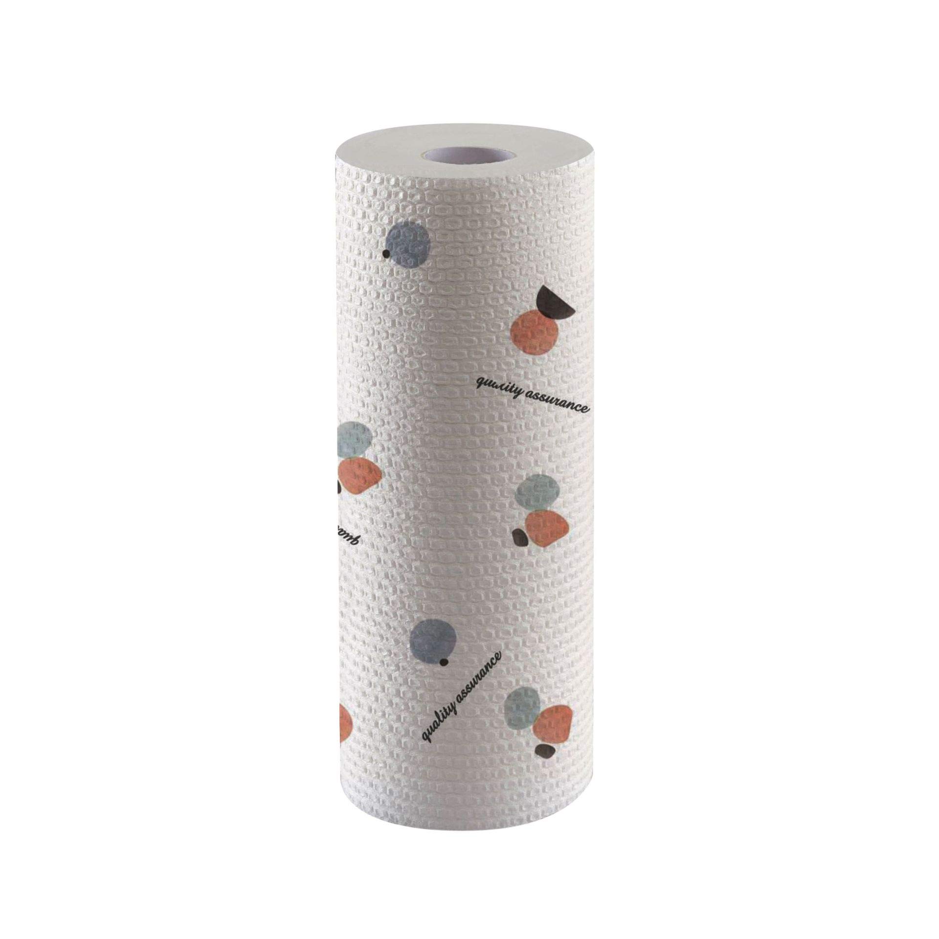 Reusable Cleaning Cloth, 2 Rolls 200 Sheets Non-Woven Fabric Nonstick Cloth Reusable Kitchen Paper Cleaning Wipe for Household Cleaning, Random Color 100 Sheets/Roll-picture-25