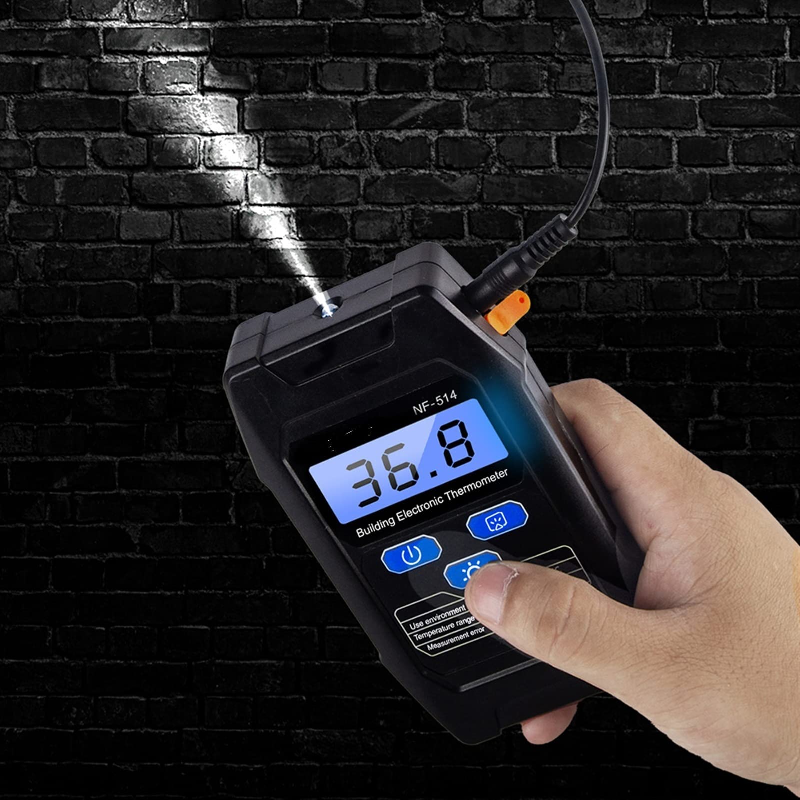 Wyszukiwarka linii, NF-514. Wykrywacz cementu Tester Higrometr Miernik wilgotności do drewna Wilgotność Wilgotności Wilgotności Digital Higro Meter