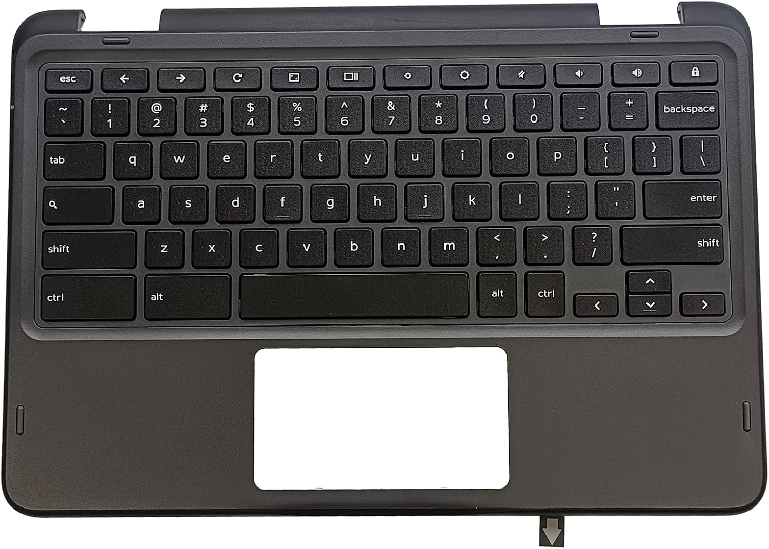 Laptop Palmrest Replacement for Dell 3100 2-in-1 Chromebook Upper Case with Keyboard Assembly Part,P/N:034Y6Y 34Y6Y